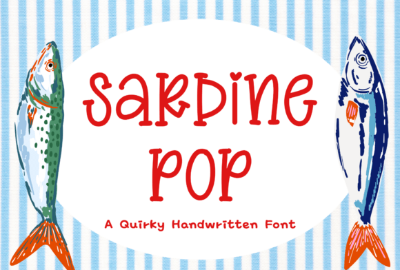 Add a Splash of Fun to Your Creative Projects with Sardine Pop Font