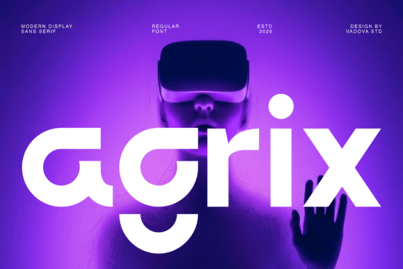 Agrix: The Futuristic Font for Modern Design