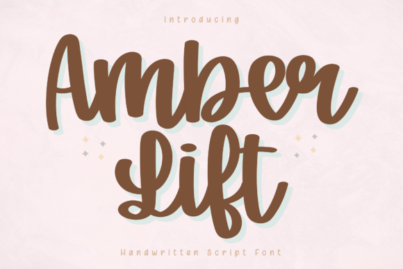 Amber Lift: A Versatile Handwritten Script Font