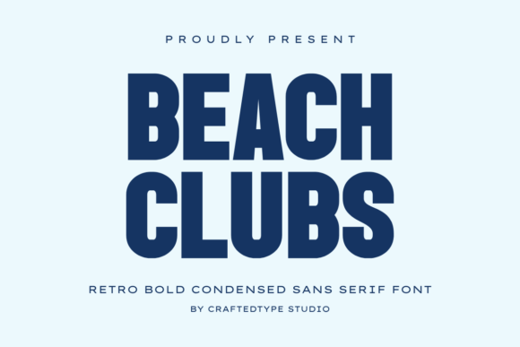 Beach Clubs: A Font for Modern Creativity and Clean Aesthetics