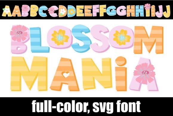 Blossom Mania: A Font to Bring Your Spring Designs to Life