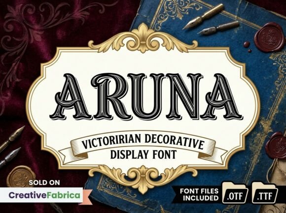 Capture Elegance with Aruna, the Majestic Serif