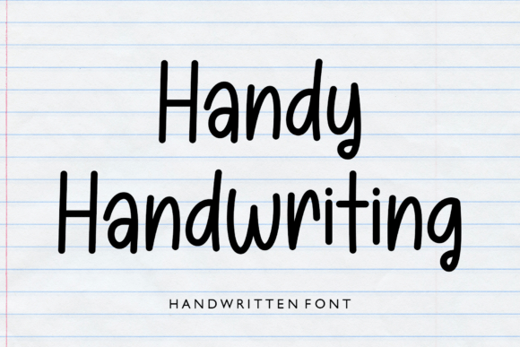 Charming and Versatile Handy Handwriting Font