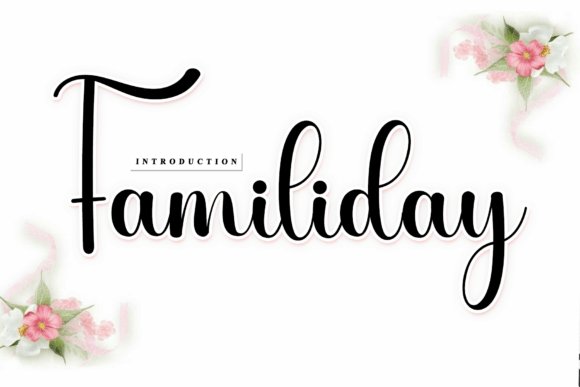 Discover the Charm of Familiday: A Handwritten Font for Modern Design