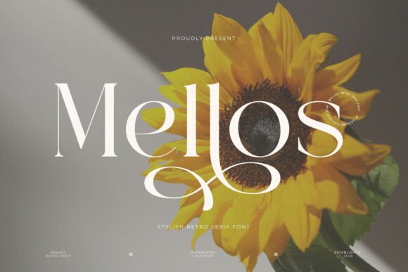 Discover the Elegance of Mellos: A Premier Display Serif Typeface