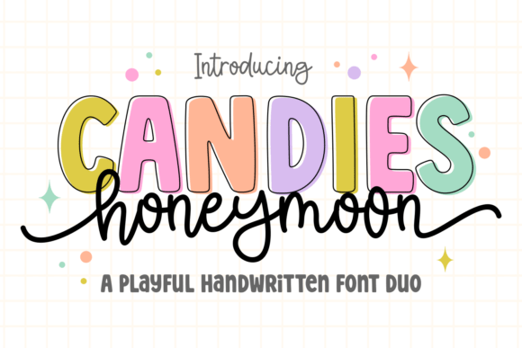 Discover the Magic of Candies Honeymoon Font