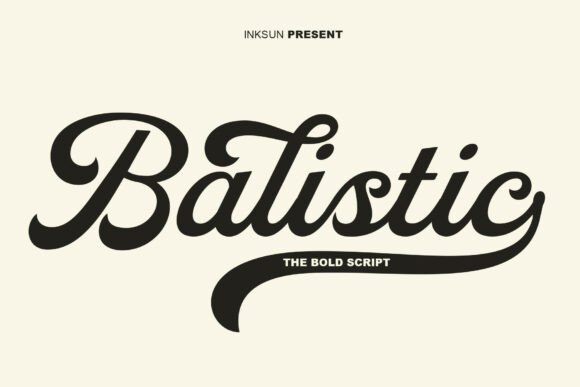 Discover the Versatile Elegance of Balistic: A Bold Script Typeface