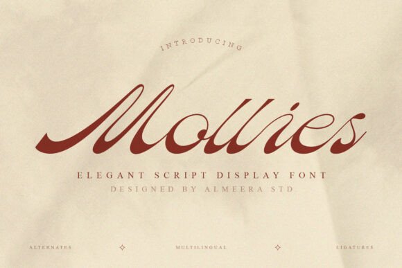 Elegant Mollies Font for Sophisticated Typography
