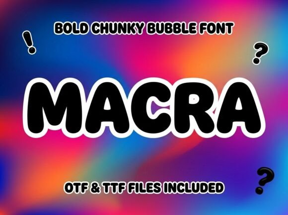 Elevate Your Creative Projects with Macra: A Decorative Display Font for the Modern Creator