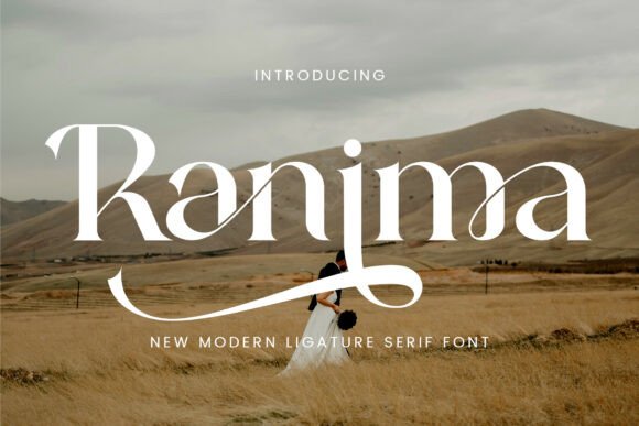 Elevate Your Visual Storytelling with Ranjma: A Modern Ligature Serif Font