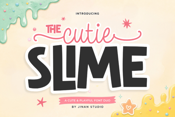 Embrace Joy and Creativity with Cutie Slime Duo: A Font That Brings Your Projects to Life