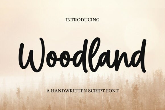Embrace the Beauty of Nature with Woodland Font