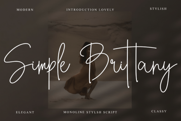 Embracing Creativity and Warmth with Simple Brittany Font