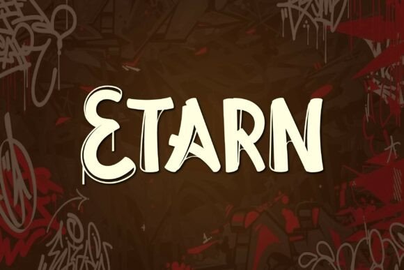 Etarn: A Bold and Creative Font for Impactful Design