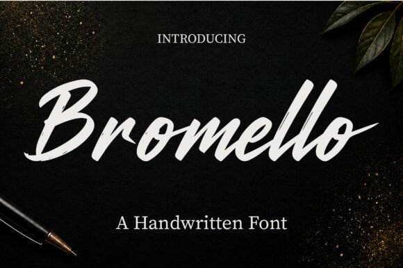 Exploring Bromello: A Modern Handwritten Script Font for Elegant Design