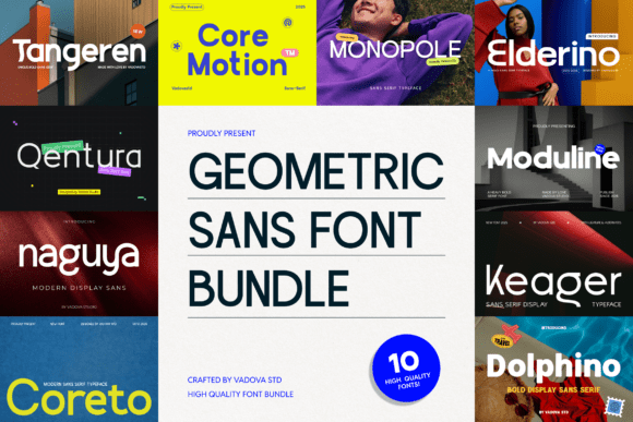 Geometric Sans Bundle: A Versatile and Modern Typography Solution