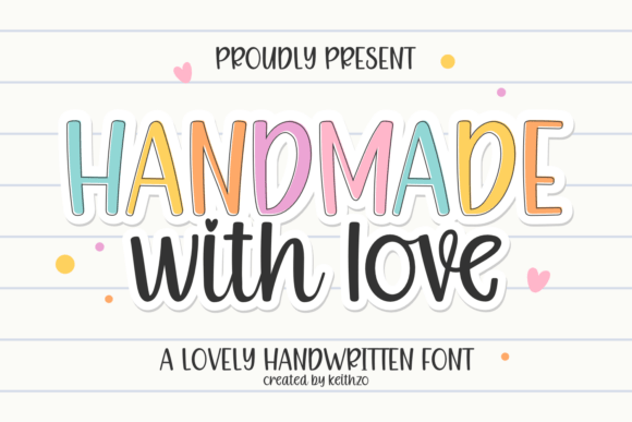 Handmade with Love: A Charming Handcrafted Font