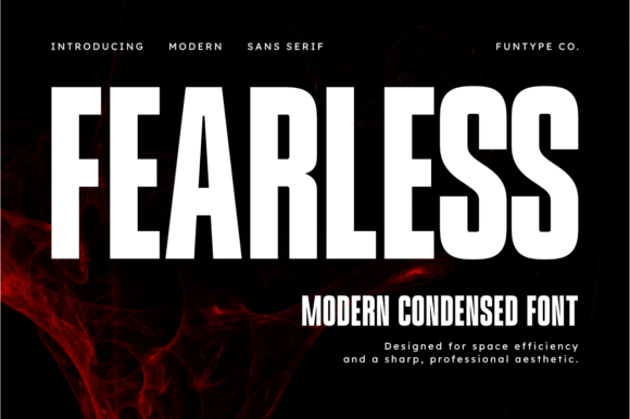 Introducing Fearless: A Bold and Impactful Modern Sans Serif Font