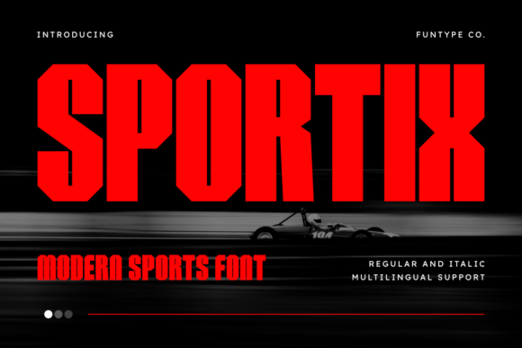 Make a Bold Statement with Sportix: The Perfect Font for Impactful Design