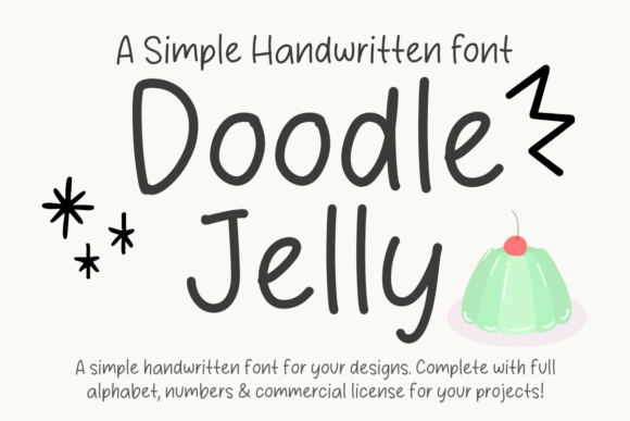 Meet Doodle Jelly: A Playful Handwritten Font