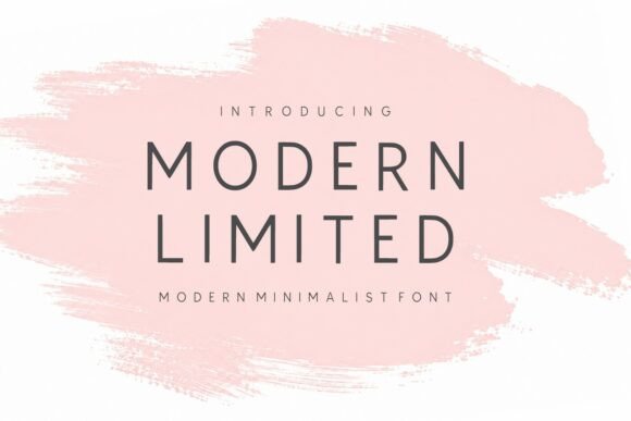 Modern Limited: A Sleek Font for Modern Design