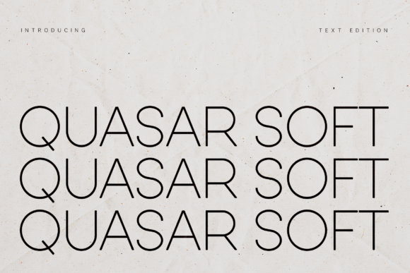 Quasar Soft: Elegance in Modern Typography