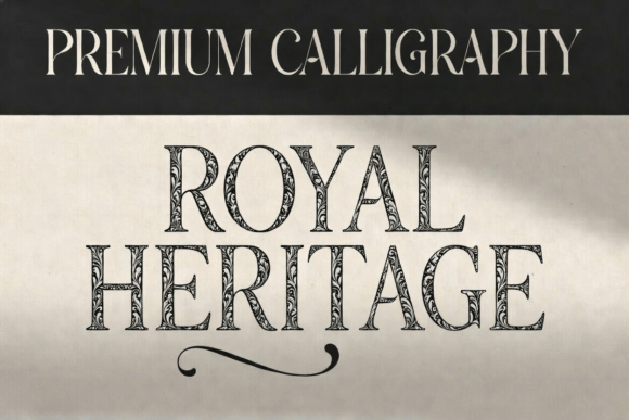 Royal Heritage: A Font of Elegance and Classic Charm