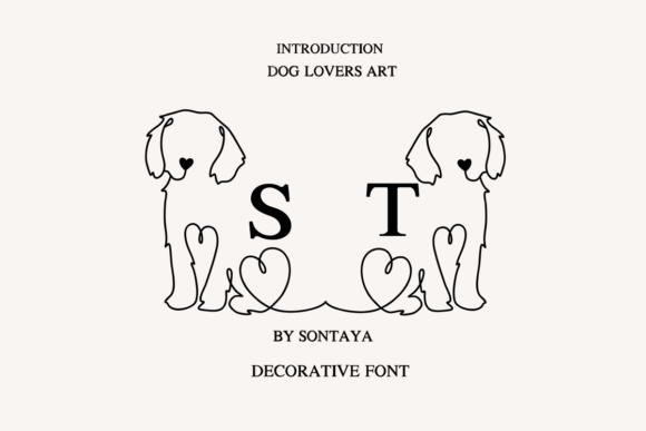 Unleash Creativity with Dog Lovers Art Font