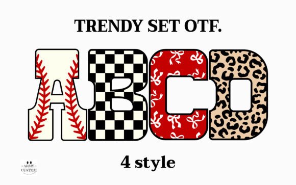 Unleash Your Creative Flair with the Trendy Set Font