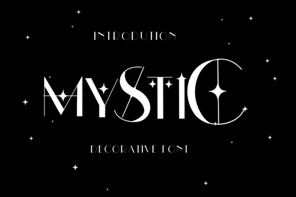 Unlock the Celestial Elegance of Mystic Font
